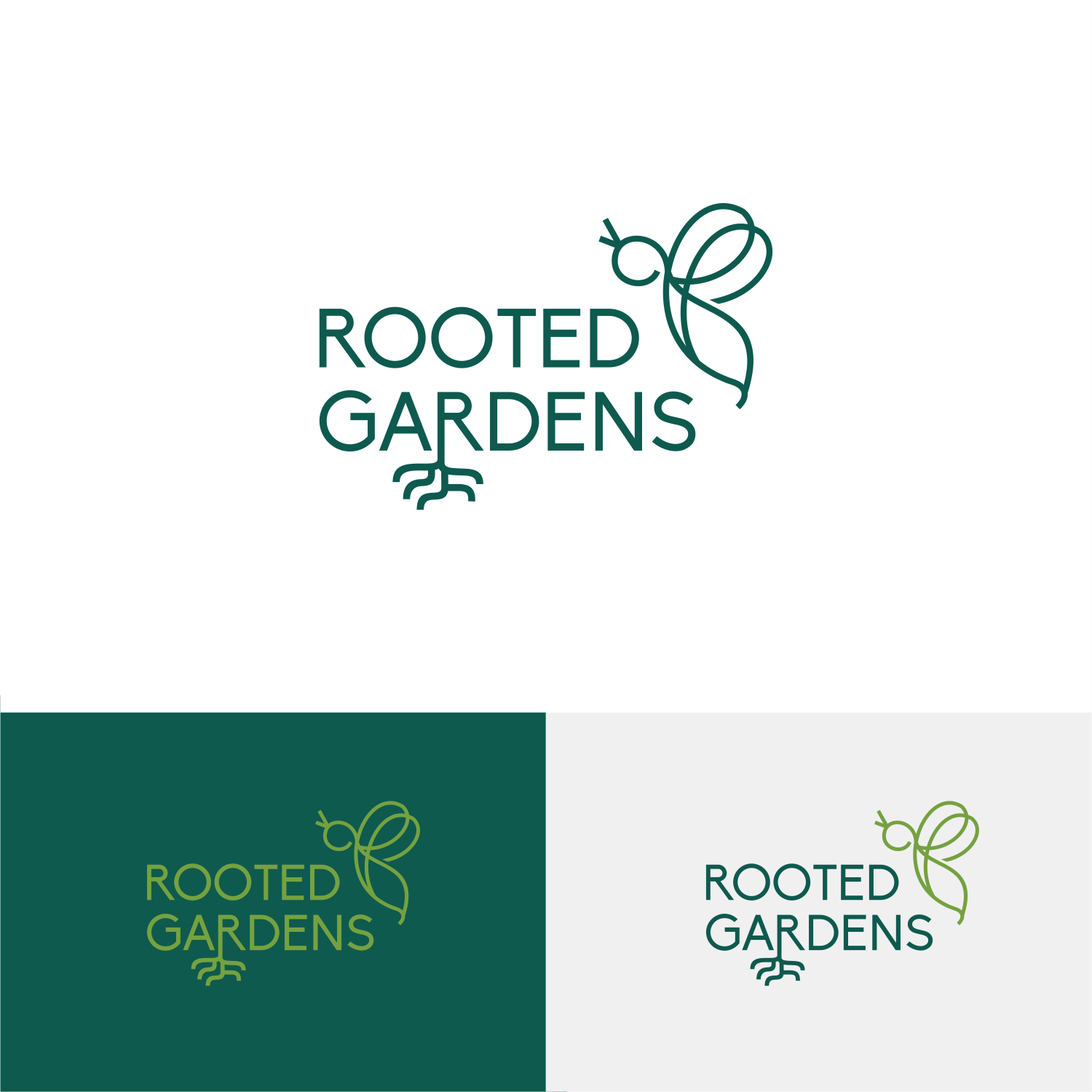 Diseño de Logo por ThiagoB para Rooted Gardens | Diseño #24839383