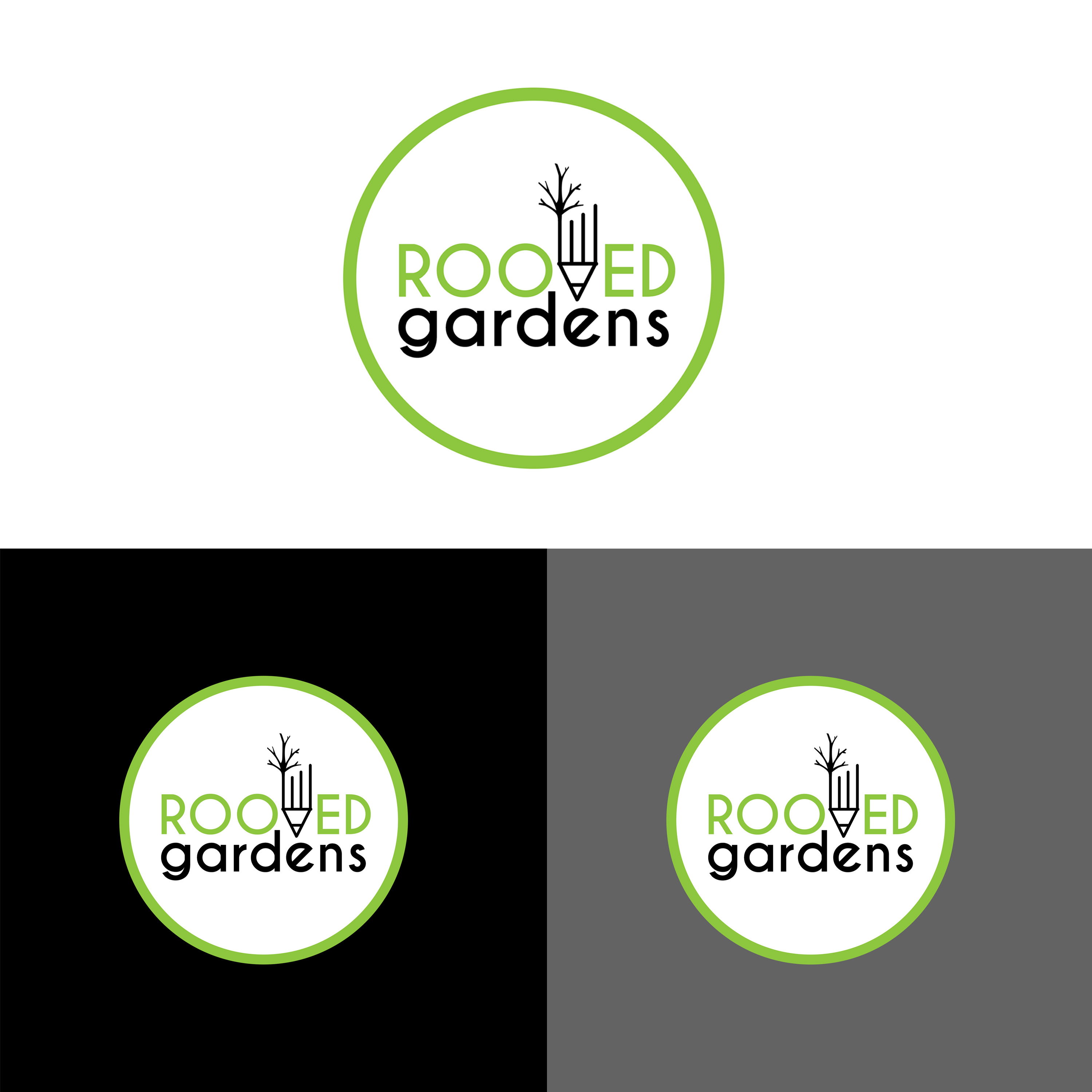 Diseño de Logo por CKG para Rooted Gardens | Diseño #24662700