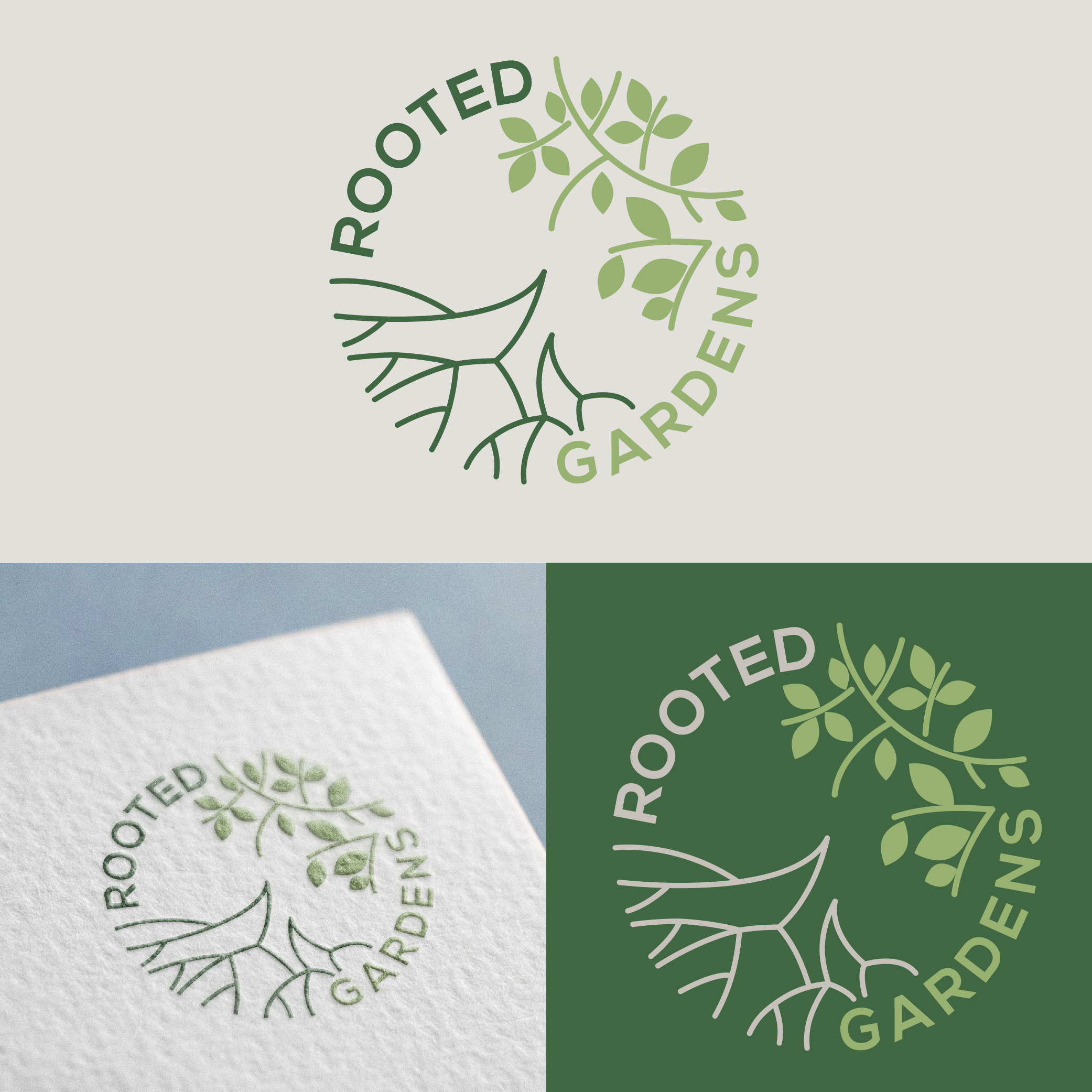 Diseño de Logo por ileanalp para Rooted Gardens | Diseño #24674352