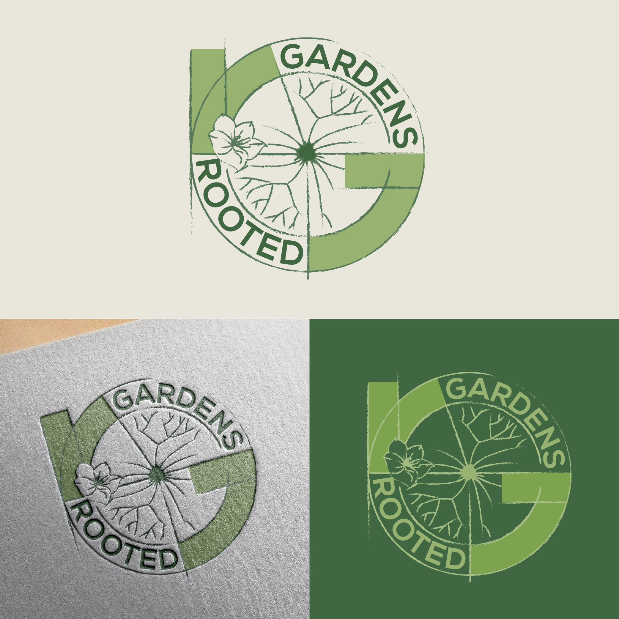 Diseño de Logo por ileanalp para Rooted Gardens | Diseño #24719438