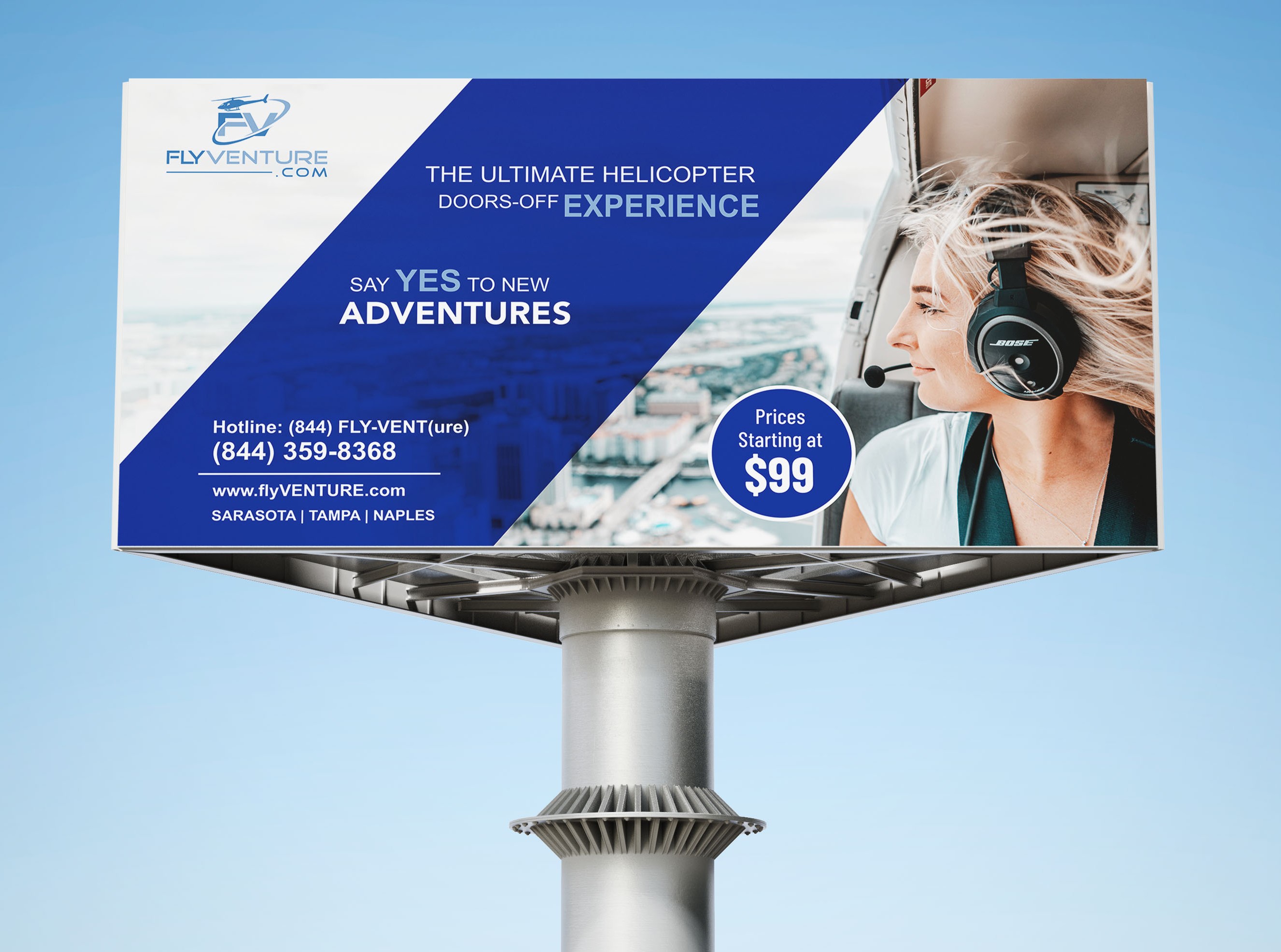 Billboard Design by sonu parmar for Heli Aviation Florida, LLC | Design #24658541