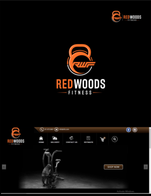 Red Woods Fitness | Logo Design by alok bhopatkar