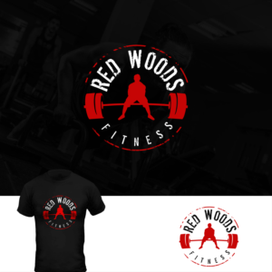 Red Woods Fitness | Logo Design by TRHZ