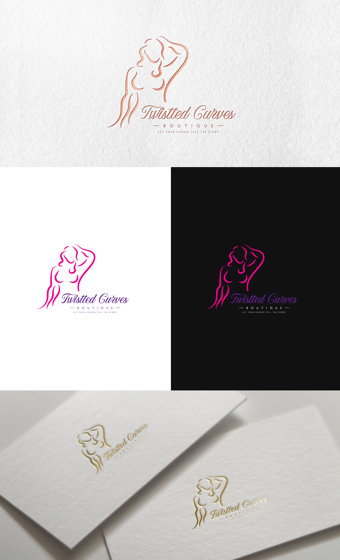 Logo Design by GLDesigns for Twistted Curves | Design #24678269