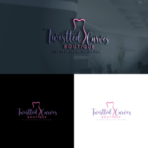 Twistted Curves Boutique | Logo Design by ZiangArt_Studio