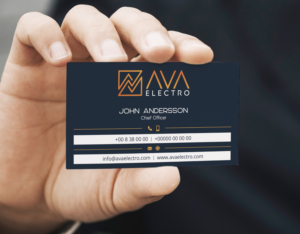Design de Carte de Visite par Verified artistry pour AVA Electro AB | Design : #24663034