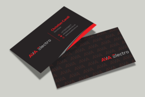 Business Card Design by Musa. A for AVA Electro AB | Design #24670148