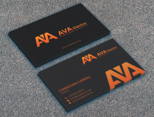 Design de Carte de Visite par nurulhasan.iou pour AVA Electro AB | Design : #24668326