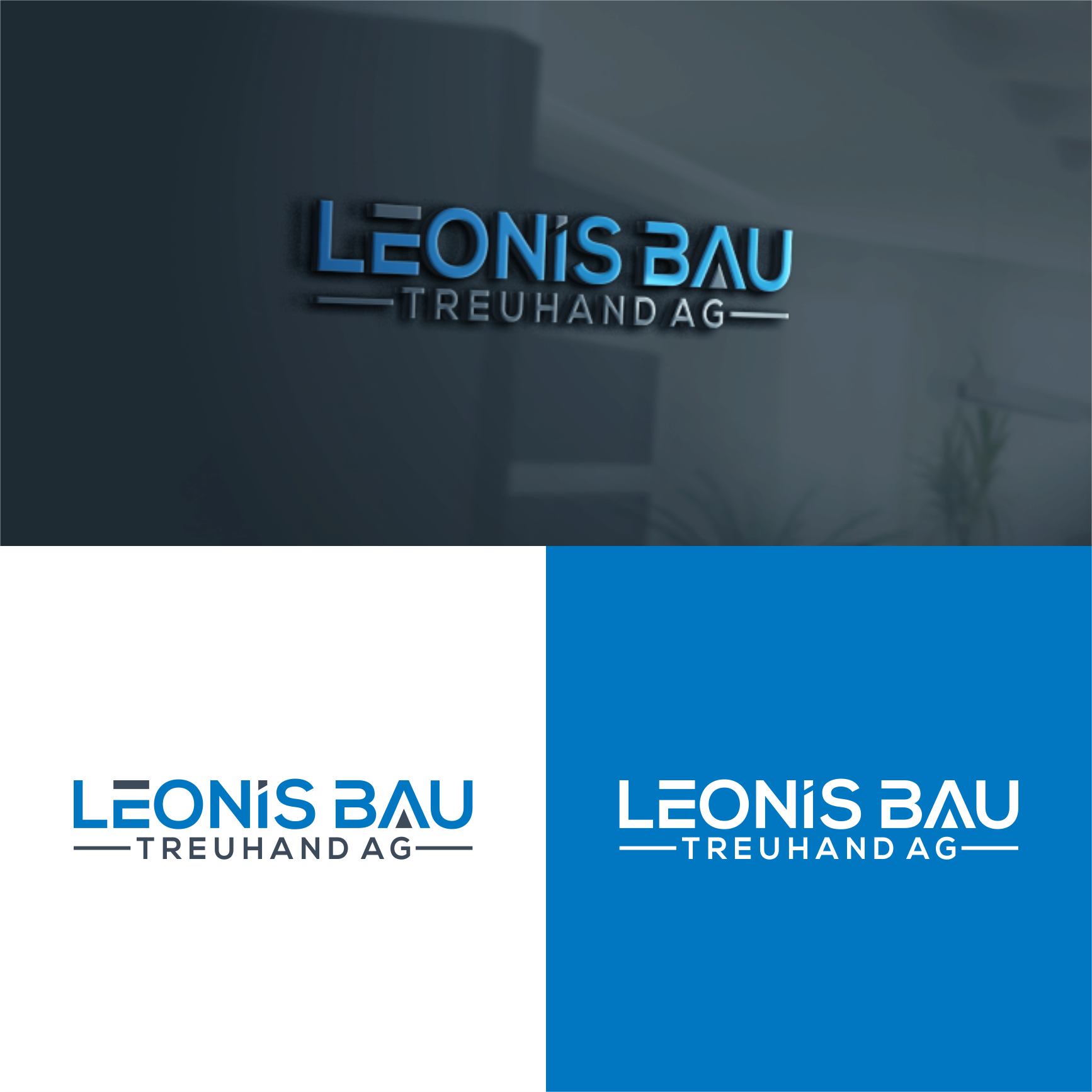 Diseño de Logo por mbah suratmin para Leonis Bau Treuhand AG | Diseño: #24664240