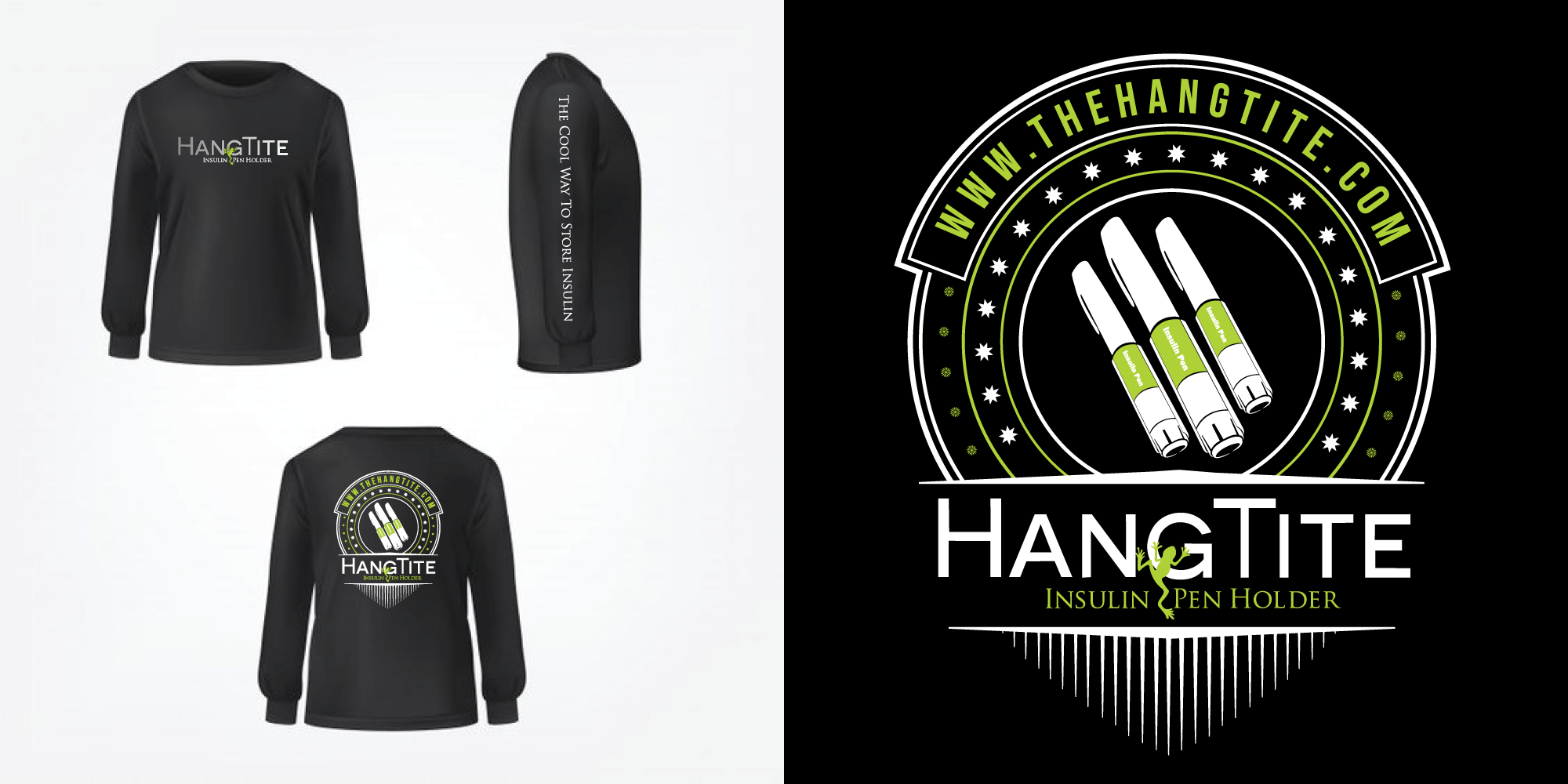 T-shirt Design by Risallah for Hangtite | Design #24701797