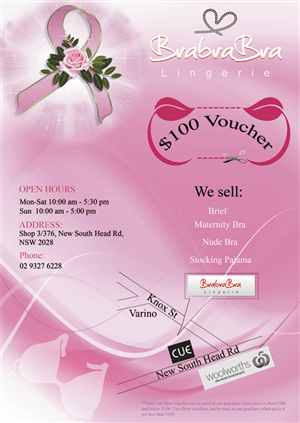 Flyer Design Project - Bra Shop | Design de Flyer par Desire Design Solutions