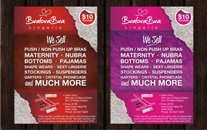 Flyer Design Project - Bra Shop | Design de Flyer par RINIDEH