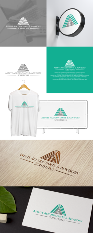 Astute Accountants & Advisory Solutions | Logo Design by Angkasa Official