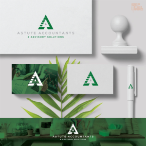 Astute Accountants & Advisory Solutions | Logo Design by step forward 2