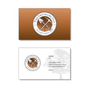 Ironbark Inn Hotel - this is the business name and is a licensed family hotel | Visitenkarten-Design von Samantha Ward Design