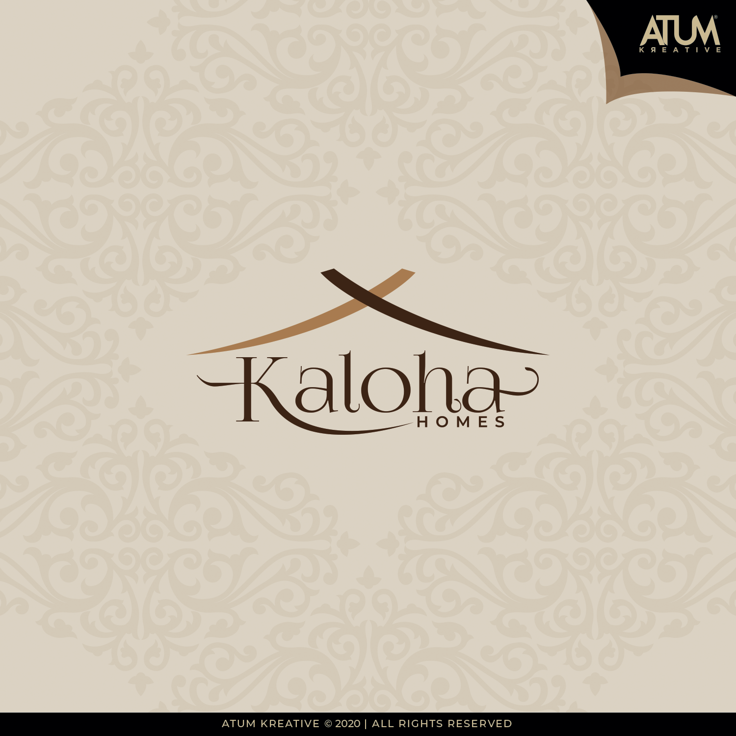 Diseño de Logo por Atum Kreative™ para Kaloha Homes | Diseño #24692700