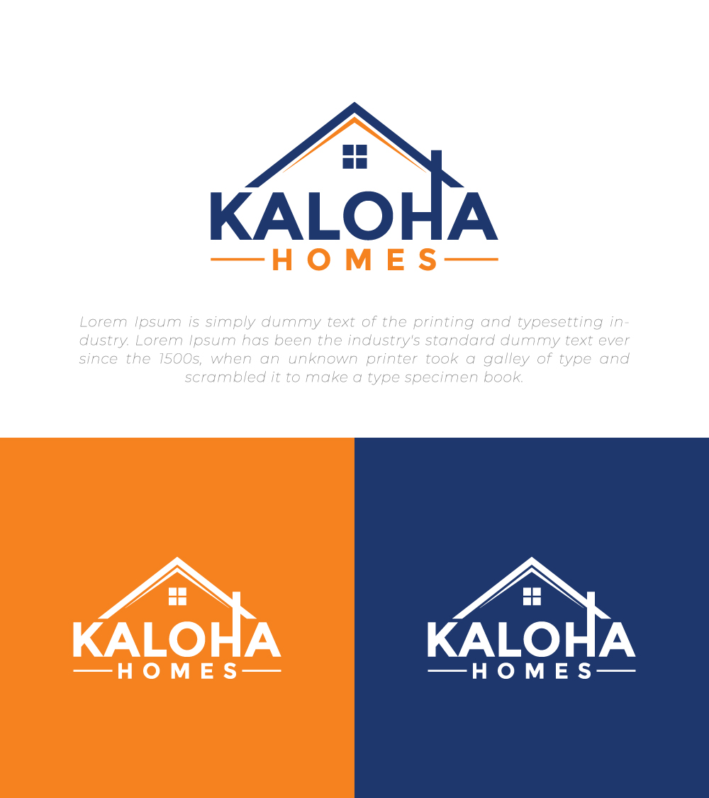 Logo Design by R.design for Kaloha Homes | Design #24665336