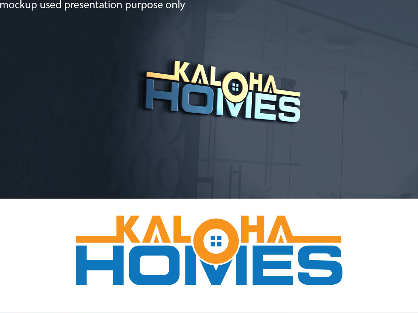 Logo Design by Rubia@ for Kaloha Homes | Design #24670084