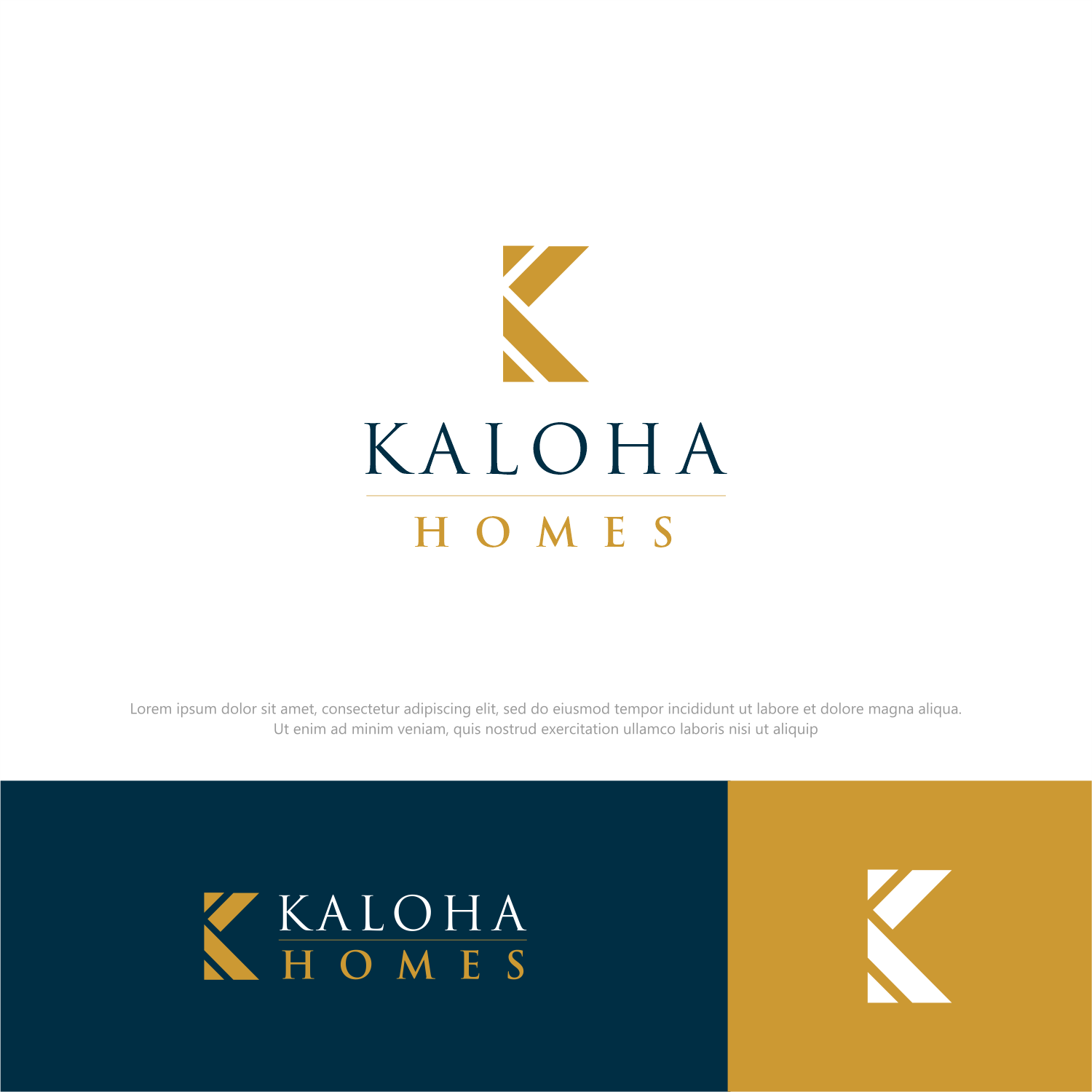 Logo Design by ThiagoB for Kaloha Homes | Design #24667107