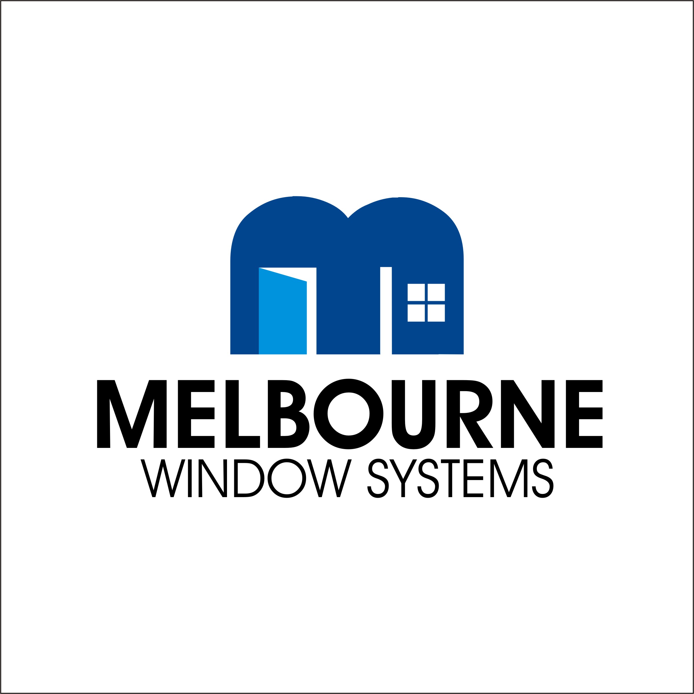 Logo Design by U Sharma for Melbourne Frameless Glass | Design #24663979