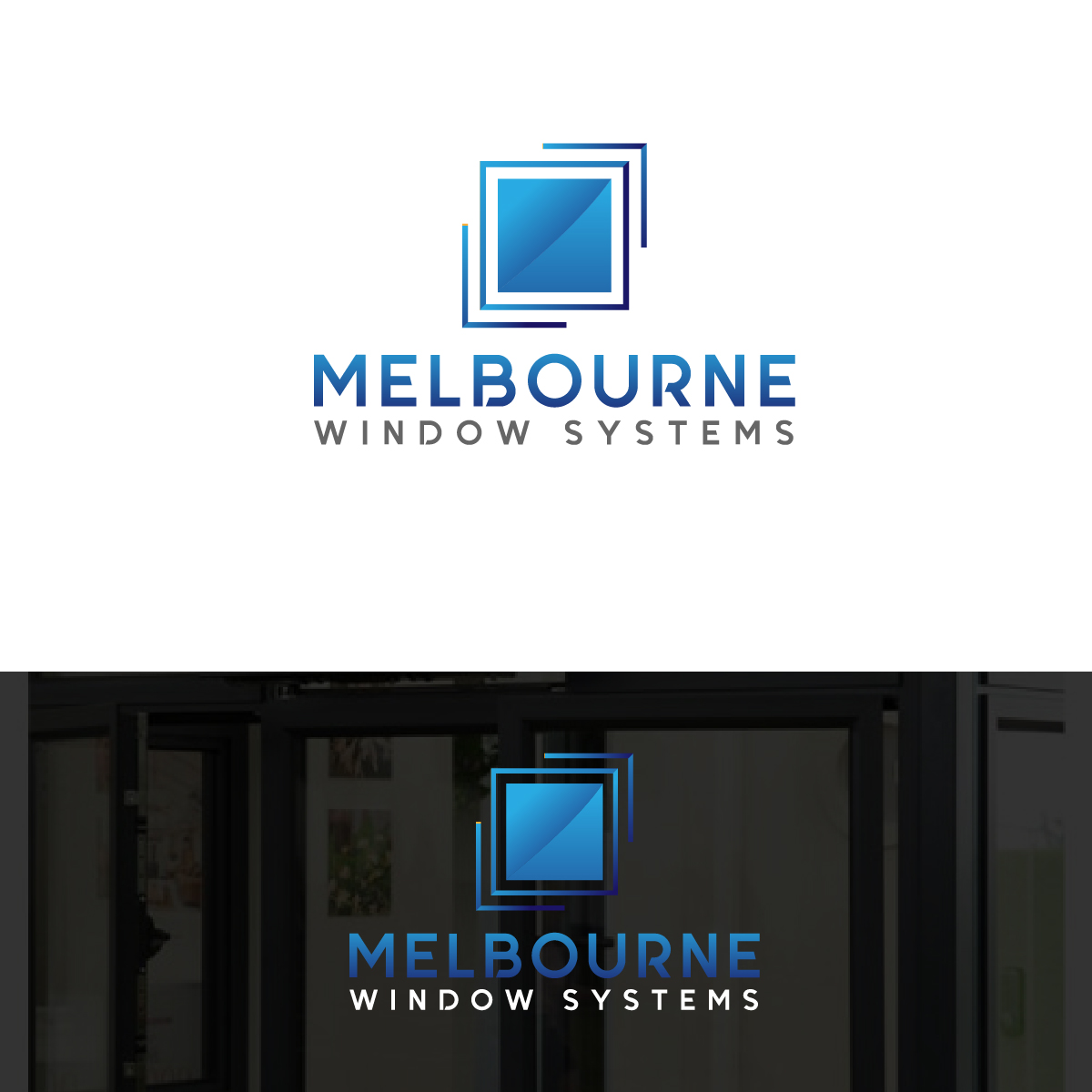 Logo Design by Deziners Zone for Melbourne Frameless Glass | Design #24673409