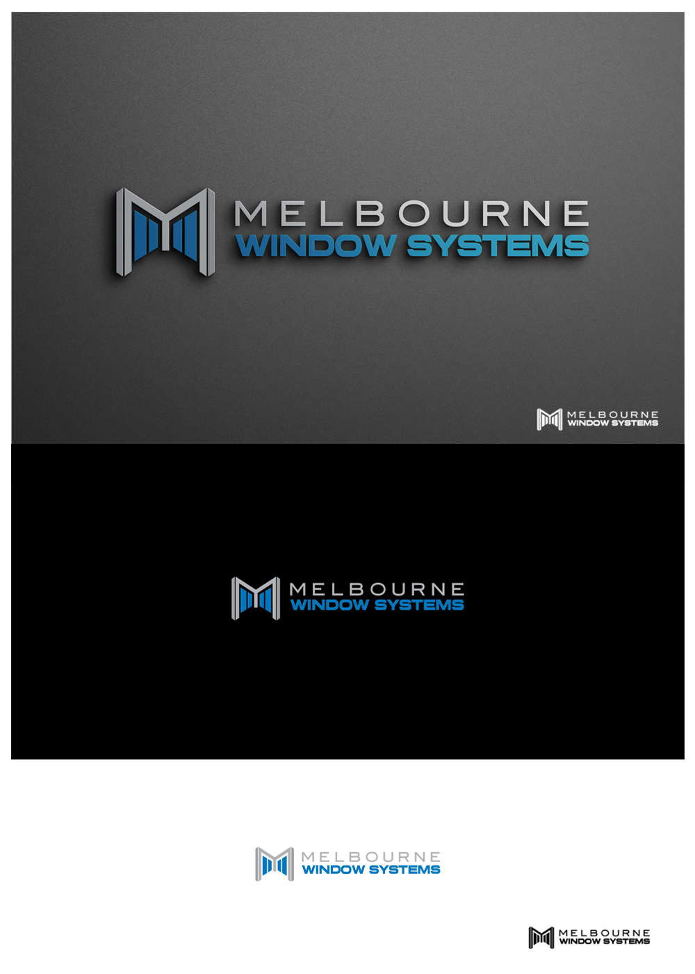 Logo Design by goranvisnjic82 for Melbourne Frameless Glass | Design #24667806