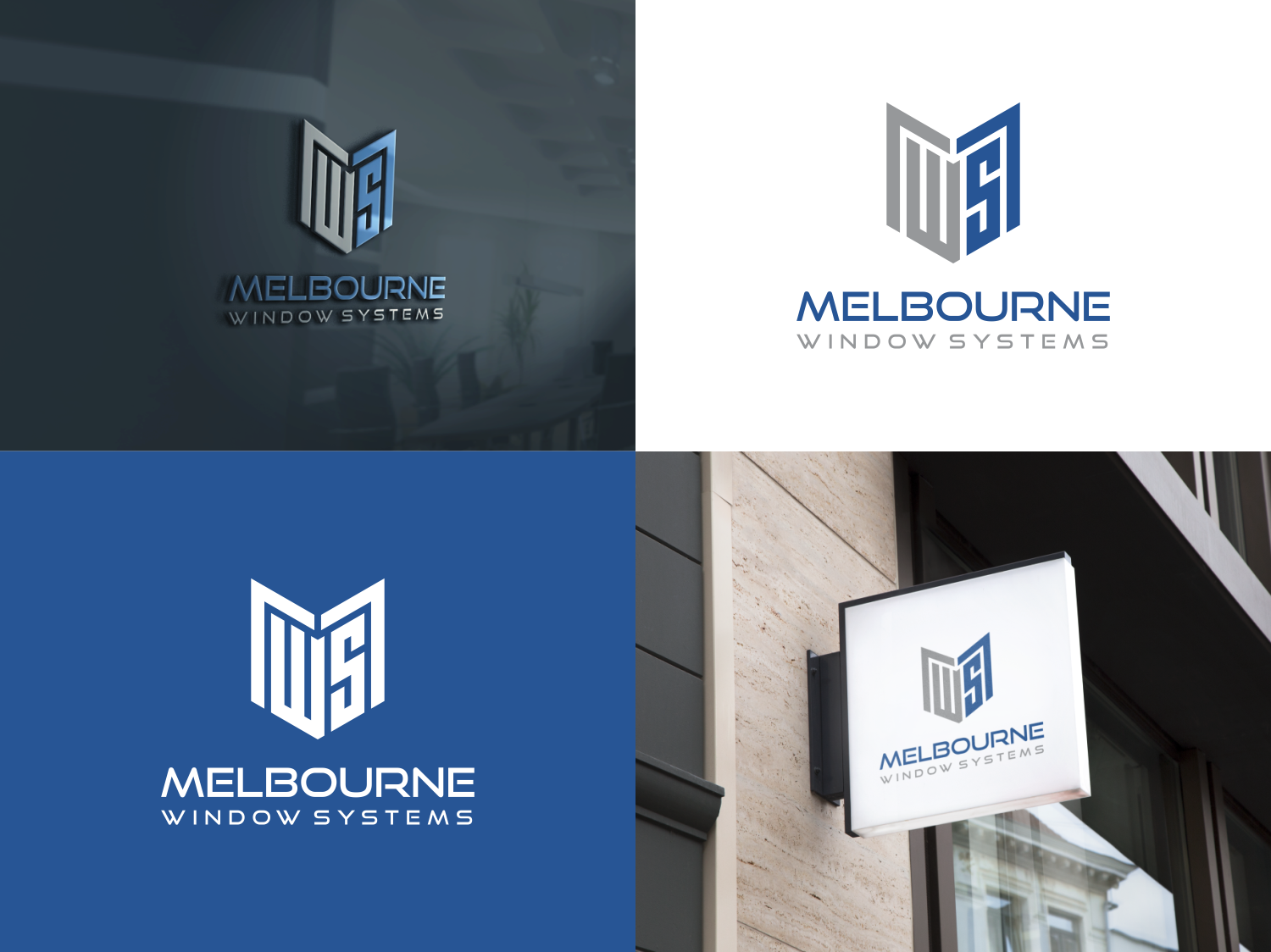 Logo Design by fatiyadesign for Melbourne Frameless Glass | Design #24665876