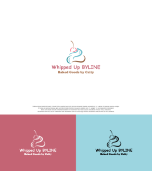 LOGO: Whipped Up     BYLINE: Baked Goods by Caity | Logo Design by siti MWDesign