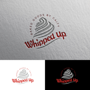 LOGO: Whipped Up     BYLINE: Baked Goods by Caity | Logo Design by Rii