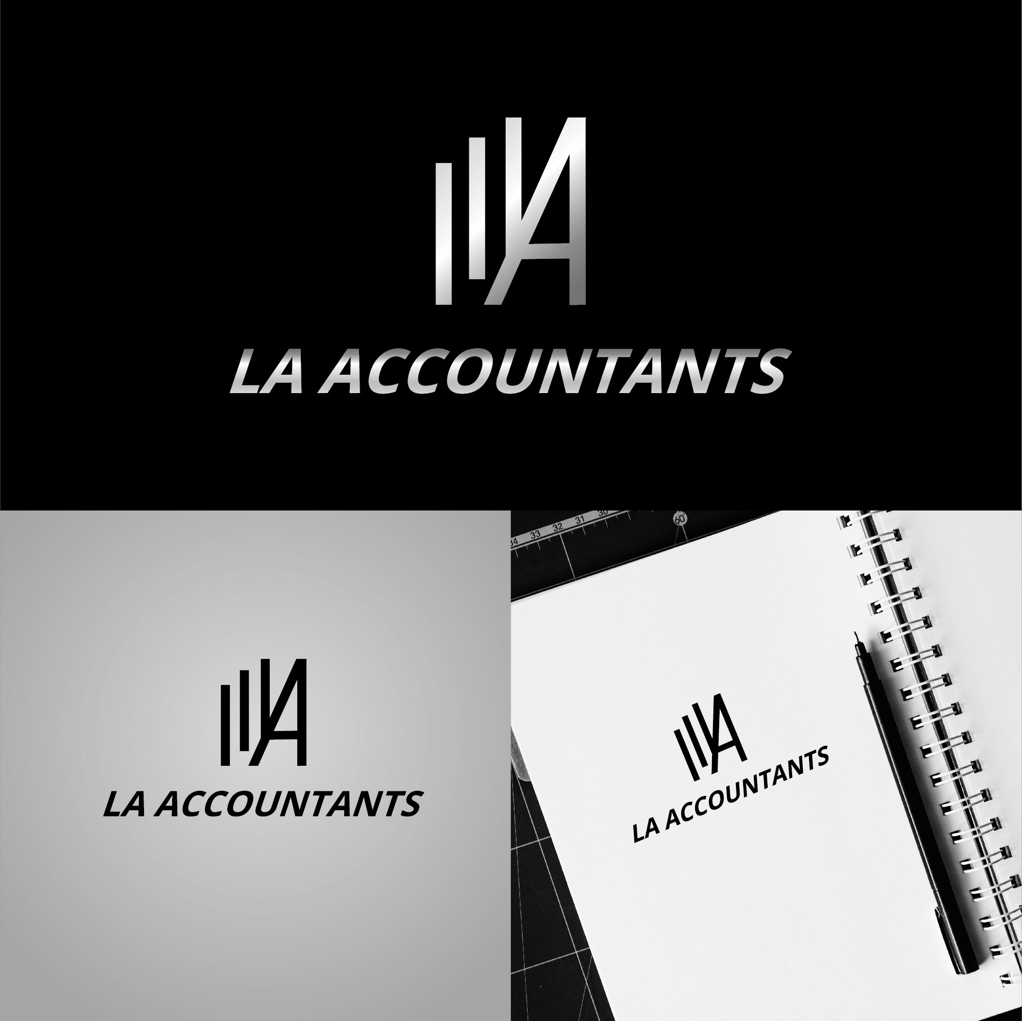 Logo Design by alitjuara for LA Accountants | Design #24708571