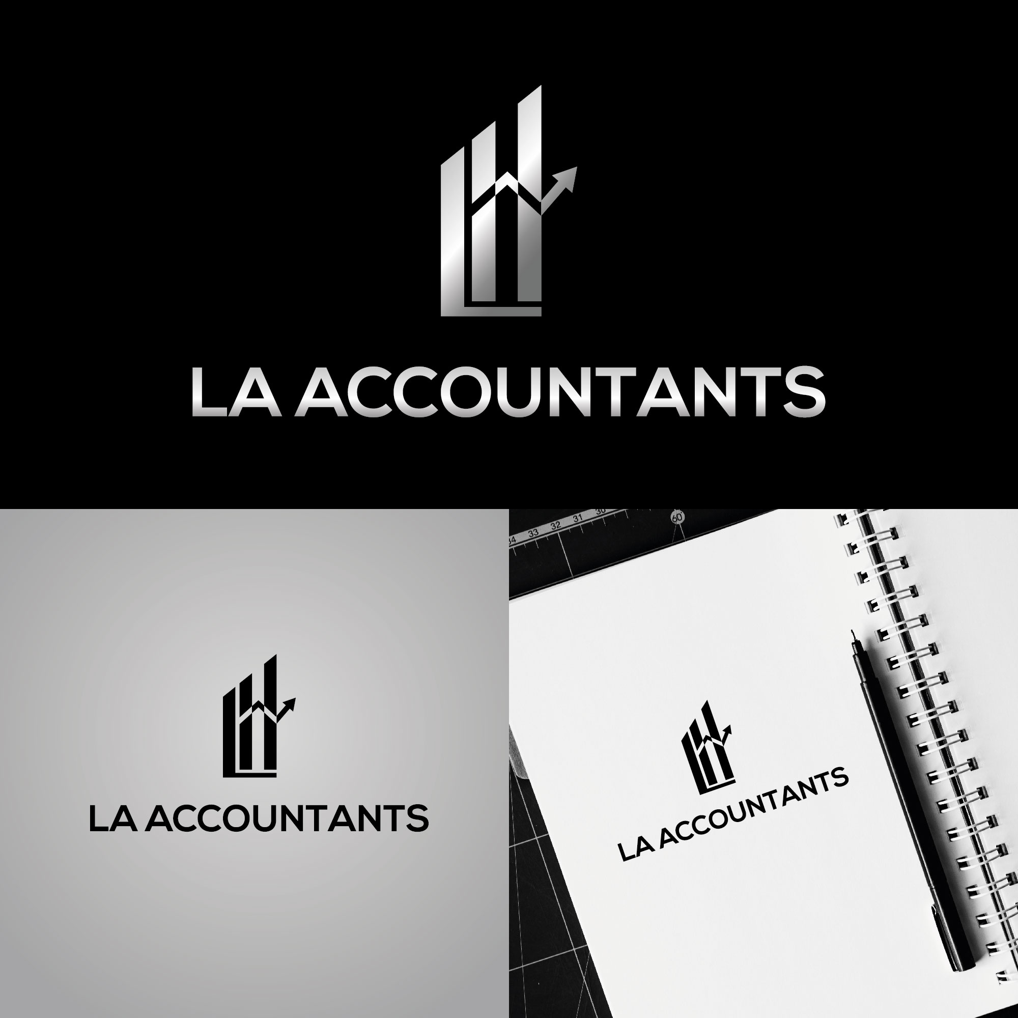 Logo Design by alitjuara for LA Accountants | Design #24708572