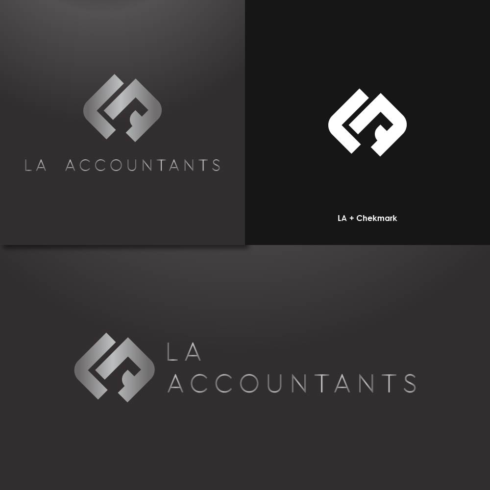 Logo Design by alitjuara for LA Accountants | Design #24708573