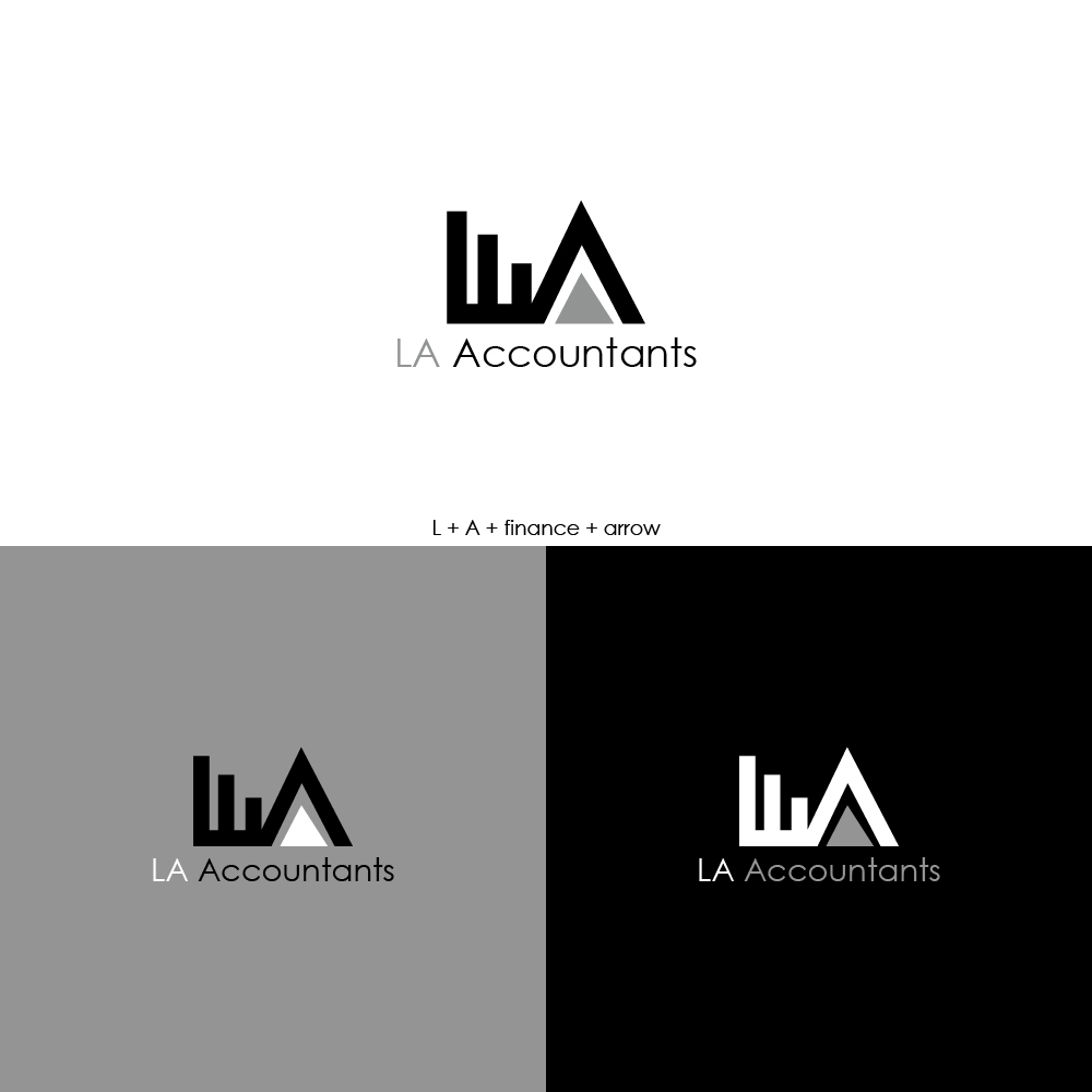 Logo Design by alitjuara for LA Accountants | Design #24708574
