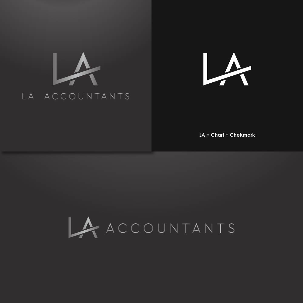 Logo Design by alitjuara for LA Accountants | Design #24708575