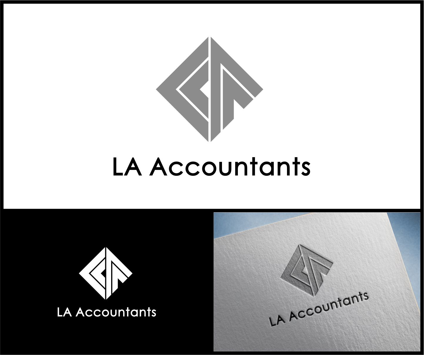 Logo Design by TZ'sign for LA Accountants | Design #24703197