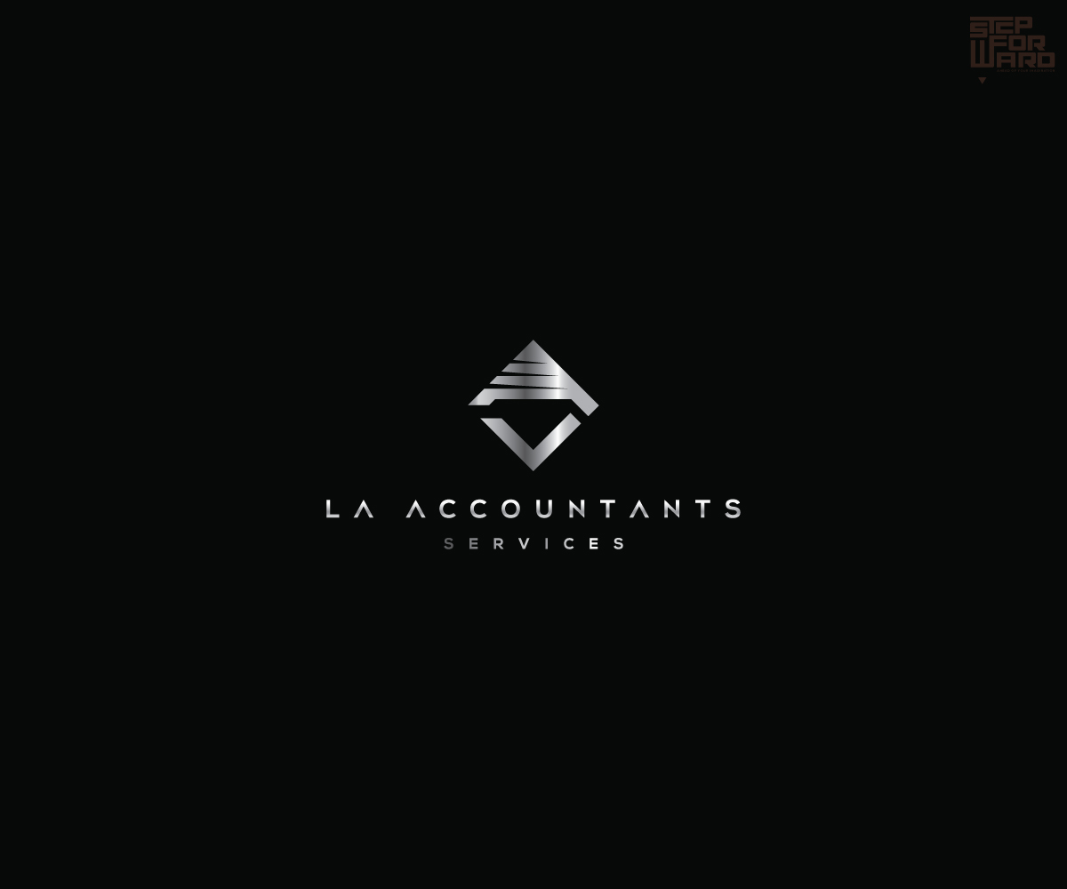Logo Design by step forward 2 for LA Accountants | Design #24673355