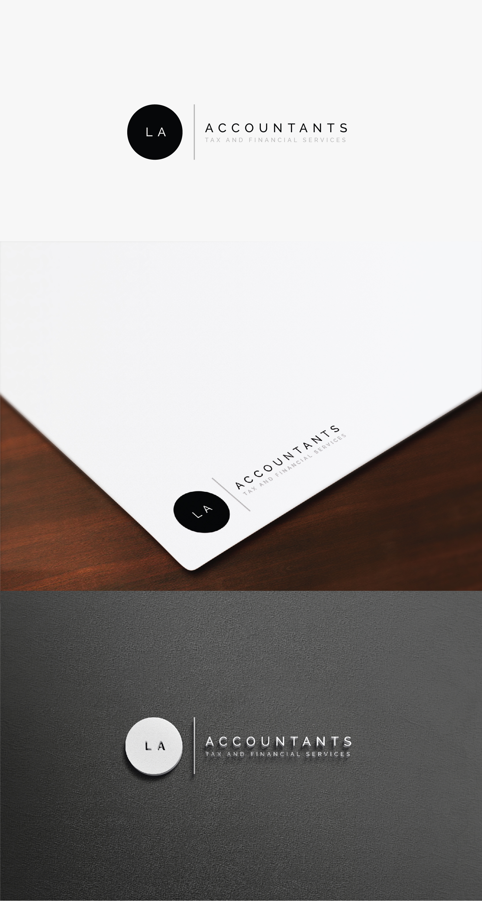 Logo Design by IMilenovic for LA Accountants | Design #24666783
