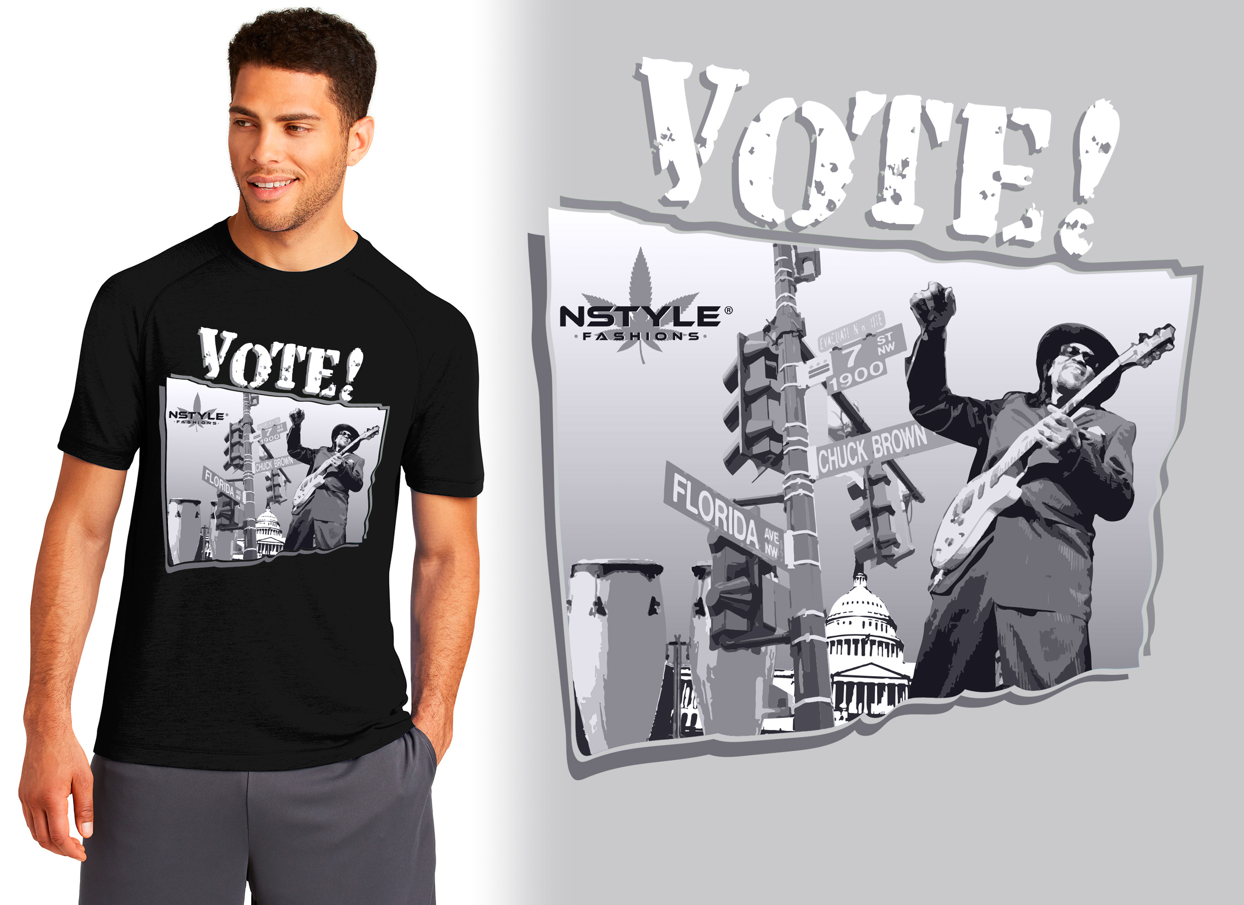 T-shirt Design by Al Pech for NSTYLE FASHIONS  | Design #24670583