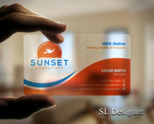 Sunset Cremations Business Cards | Business Card Design by SL Designer