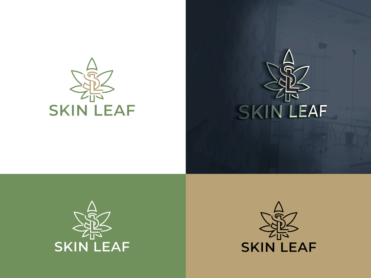 Diseño de Logo por Slant Line Media para Skin Leaf | Diseño #24733310