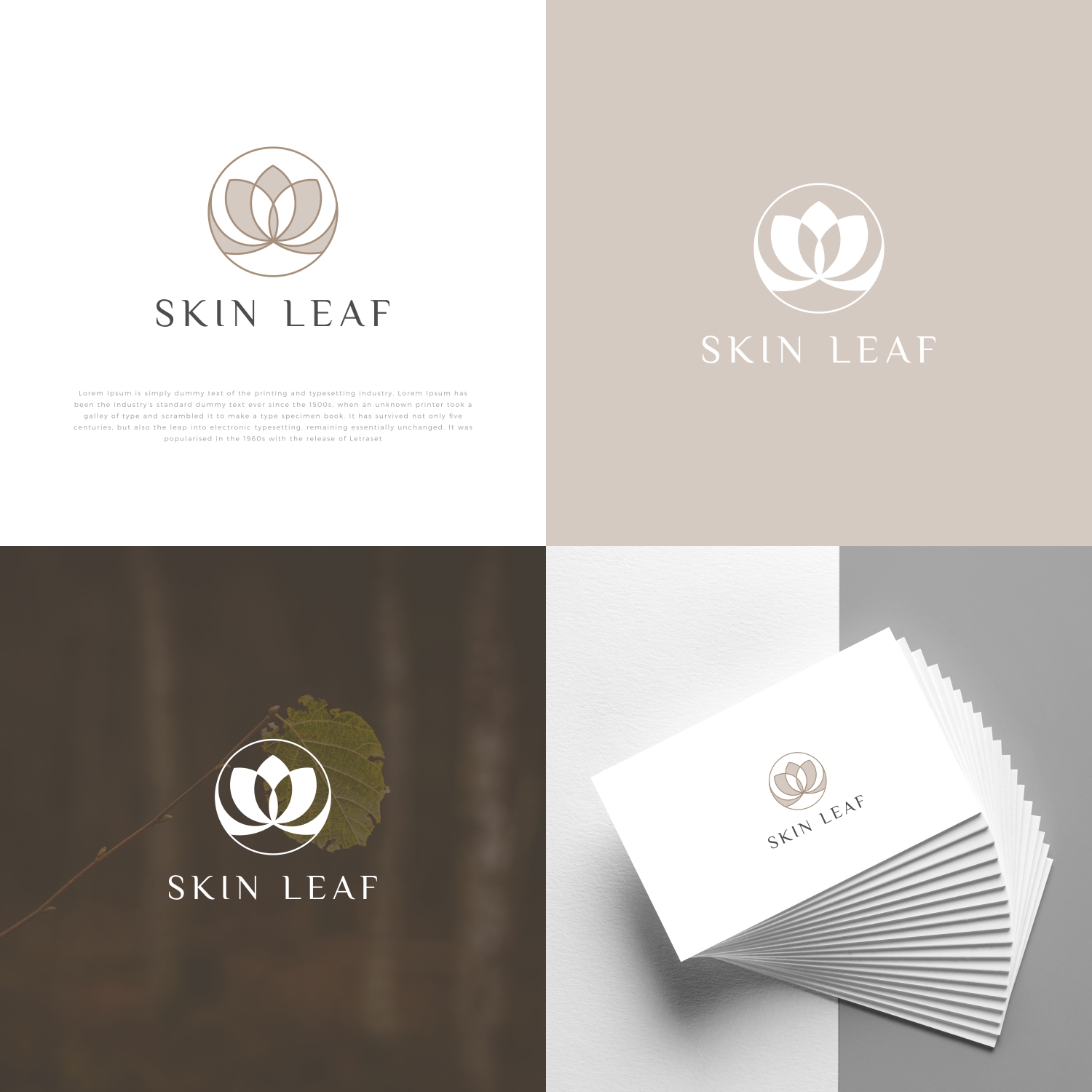 Diseño de Logo por GVisions para Skin Leaf | Diseño #24697250