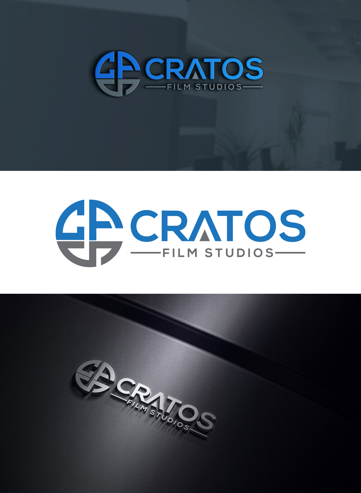Logo Design by togo 2 for CRATOS Film Studios | Design: #24667993