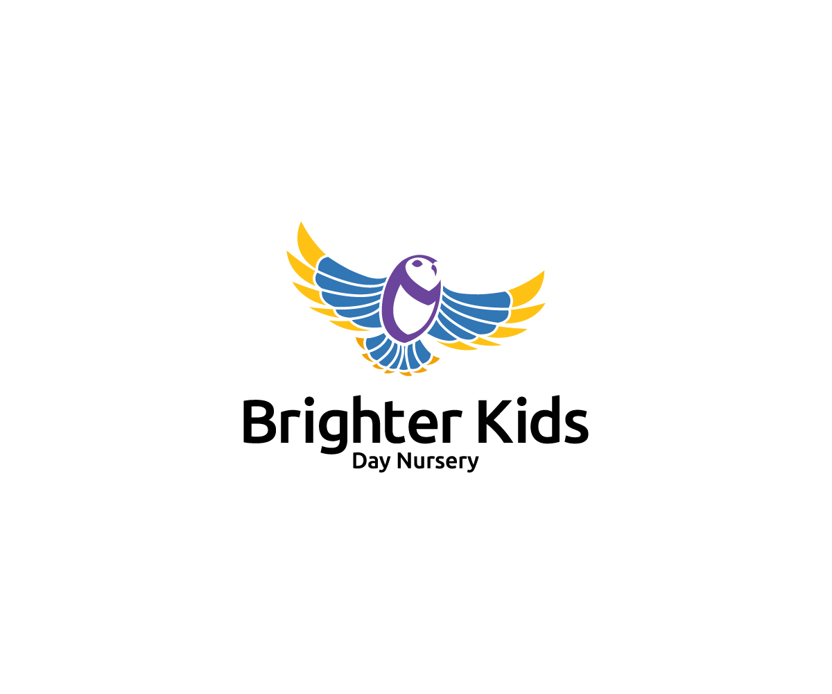 Colorful, Elegant, Childcare Logo Design for Brighter Kids Day Nursery ...