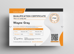 Certificate/Diploma Design - revise rescue qualification diploma | Design Graphique par JK18
