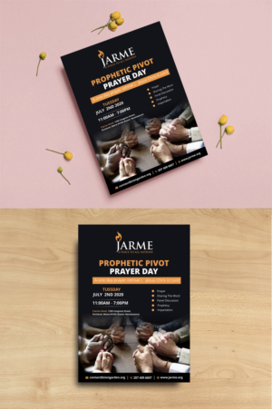 Flyer for the Prophetic Pivot Prayer Day 2020 | Logo Design by ecorokerz