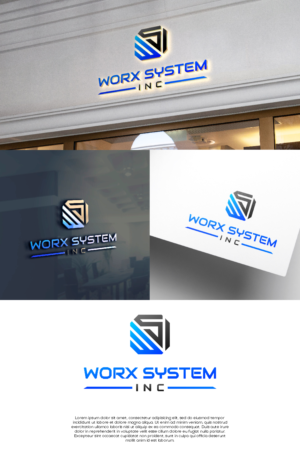 Worx System Inc and / or WSI | Logo Design by laba tiada henti