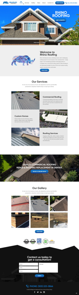 Web Design by pb for Rhino Industries Inc. | Design: #24685753