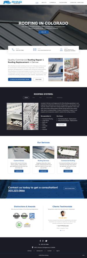 Web Design by pb for Rhino Industries Inc. | Design: #24685757