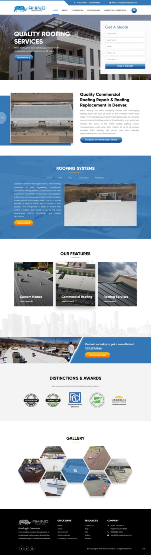 Web Design by pb for Rhino Industries Inc. | Design: #24685762