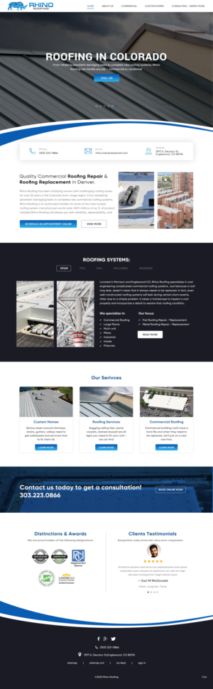 Web Design by pb for Rhino Industries Inc. | Design: #24685766